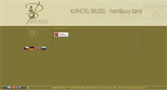 Desktop Screenshot of kurhotel-brussel.cz