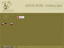 Tablet Screenshot of kurhotel-brussel.cz
